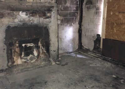 Fire damaged property full refurbished